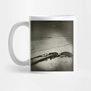 Remains of a World War II Tank - Titchwell, Norfolk, UK Mug